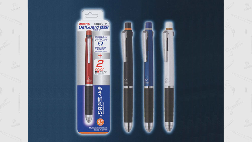 新発売】 折れないシャープ「デルガード」に多機能登場！ ゼブラ社より｜トピックス｜岡本紙文具店